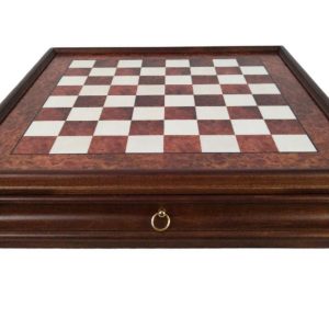 BRIAR ELM CHESS BOX | With Drawer | 60 x 60cm Unit | 50mm Squares | 435R